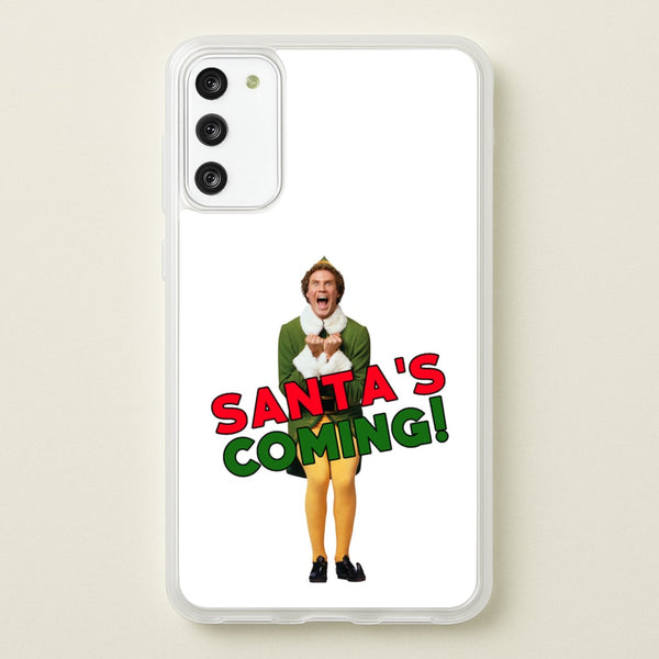 Buddy The Elf - Santa's Coming! - Christmas Phone Case for Galaxy A41