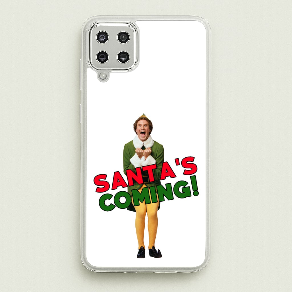 Buddy The Elf - Santa's Coming! - Christmas Phone Case for Galaxy A12
