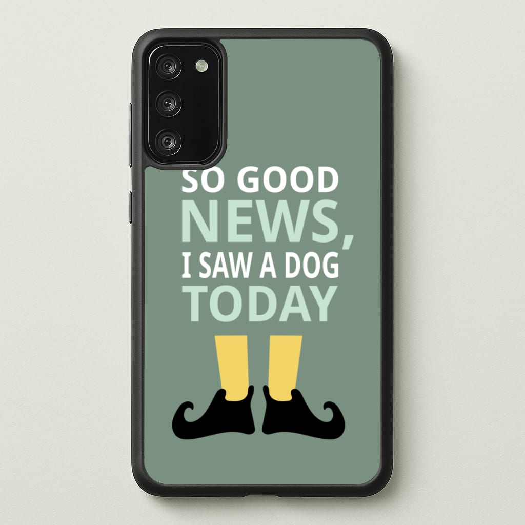 I Saw A Dog Today - Elf - Elf Phone Case for Galaxy A41