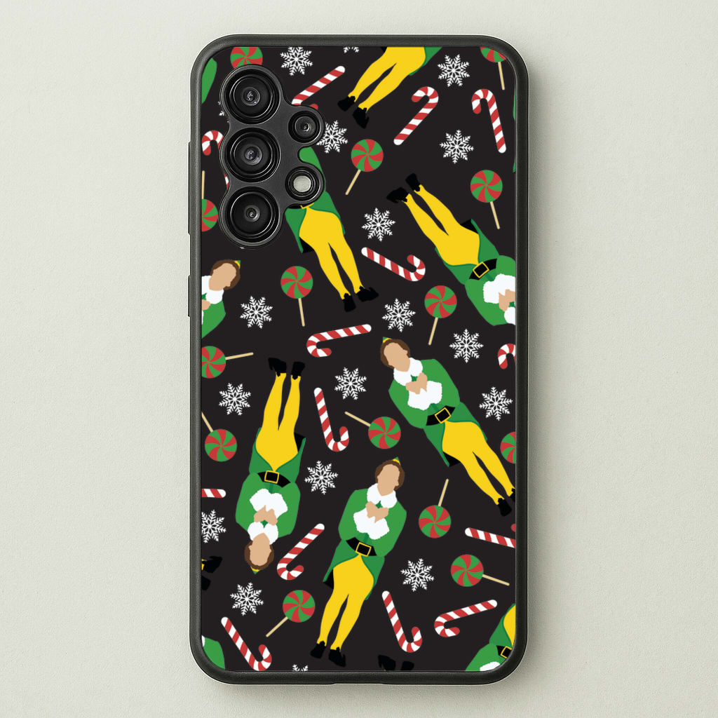 Elf Candy Cane Pattern - Elf Phone Case for Galaxy A13