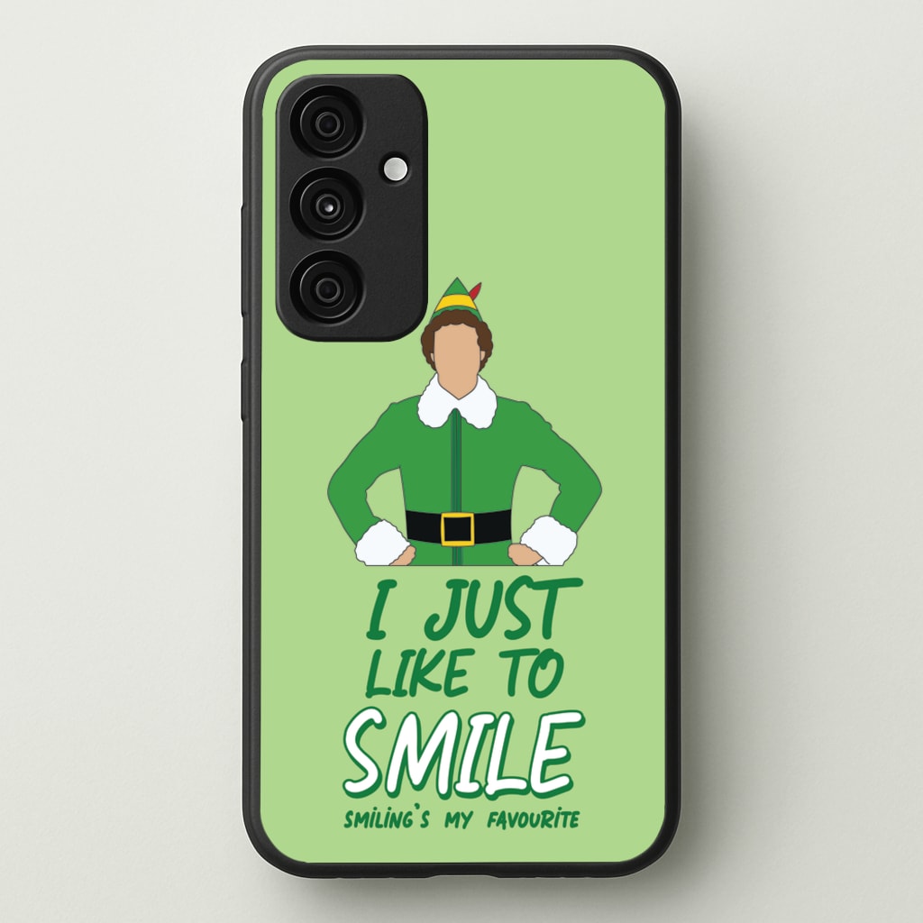 I Just Like To Smile - Elf Phone Case for Galaxy A35