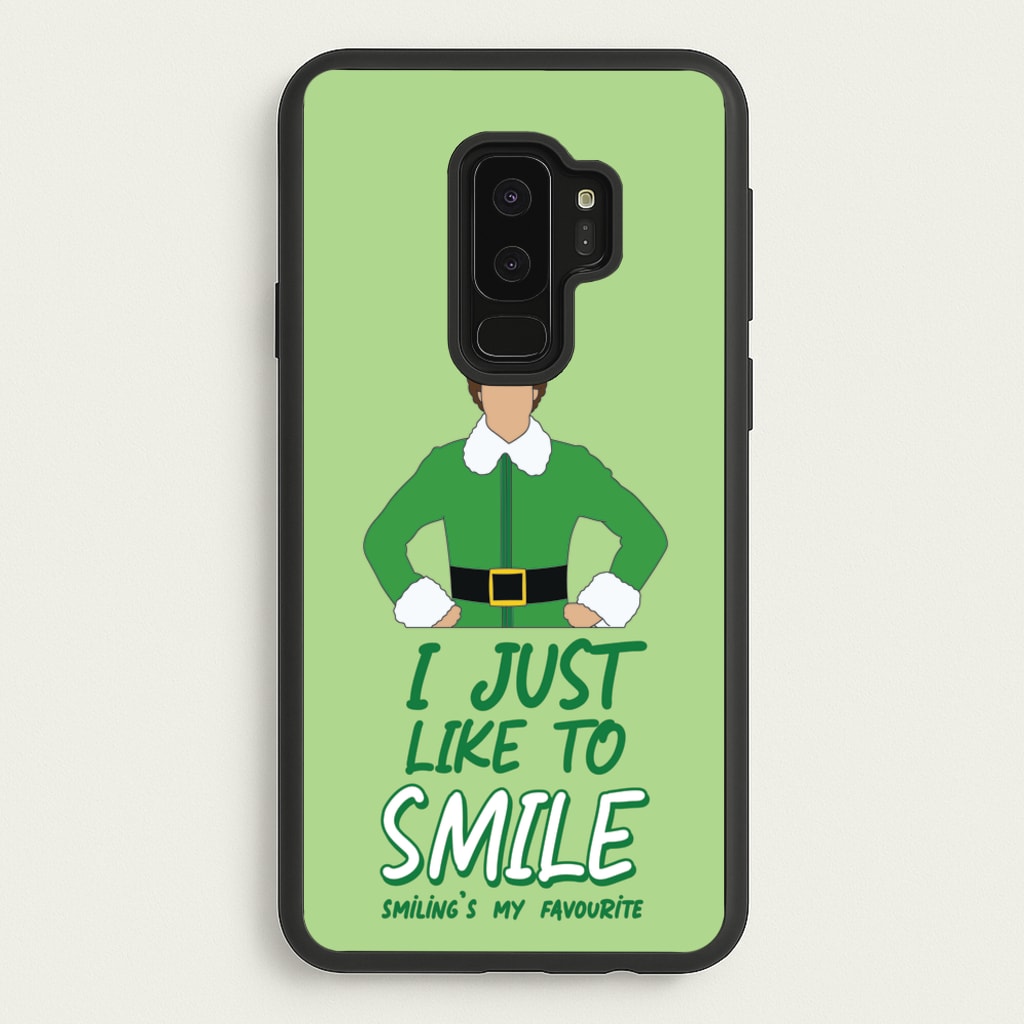 I Just Like To Smile - Elf Phone Case for Galaxy S9 Plus
