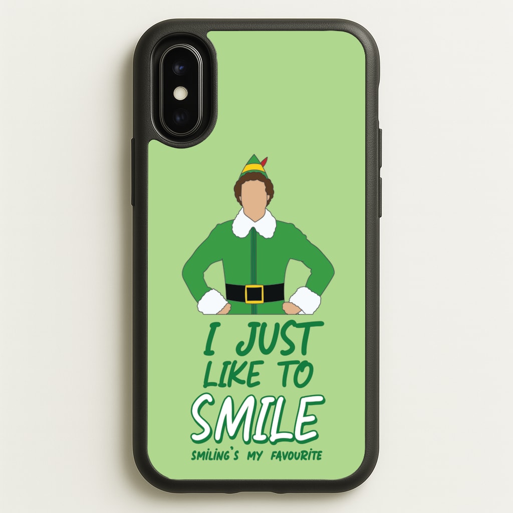 I Just Like To Smile - Elf Phone Case for iPhone X / XS