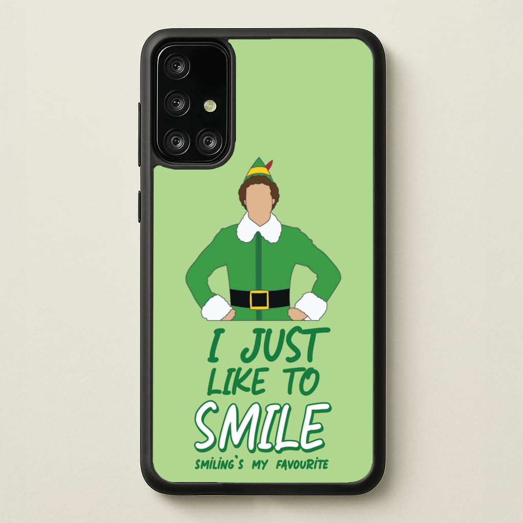 I Just Like To Smile - Elf Phone Case for Galaxy A71