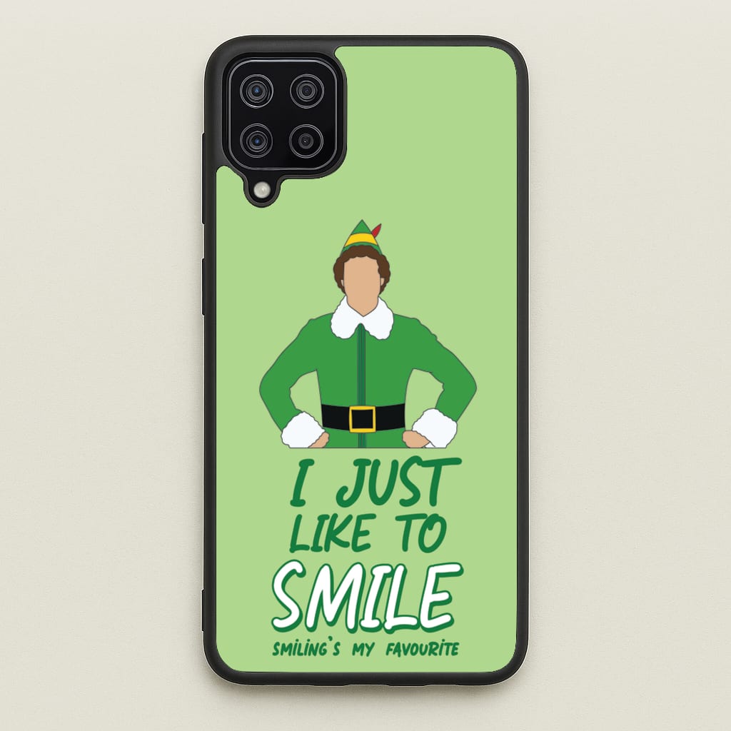 I Just Like To Smile - Elf Phone Case for Galaxy A12