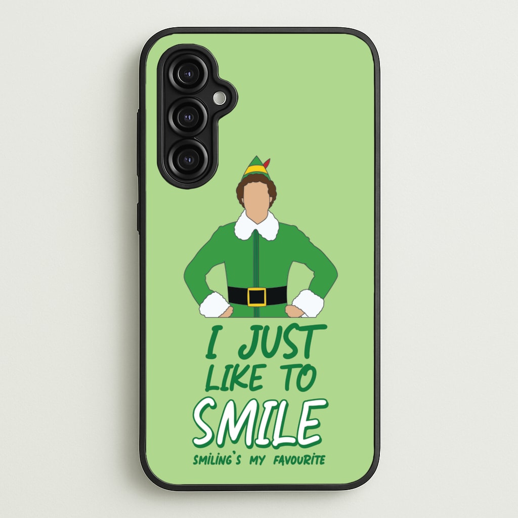 I Just Like To Smile - Elf Phone Case for Galaxy A14