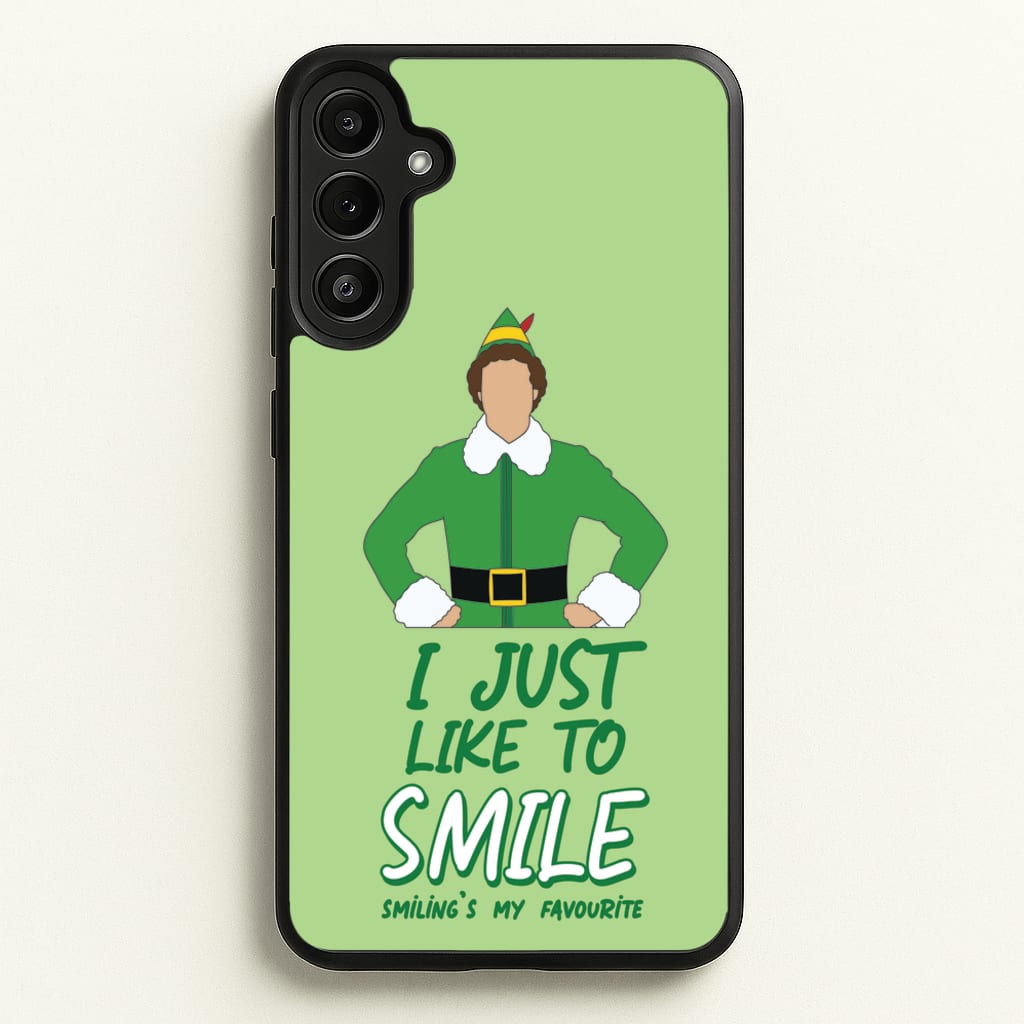 I Just Like To Smile - Elf Phone Case for Galaxy A34