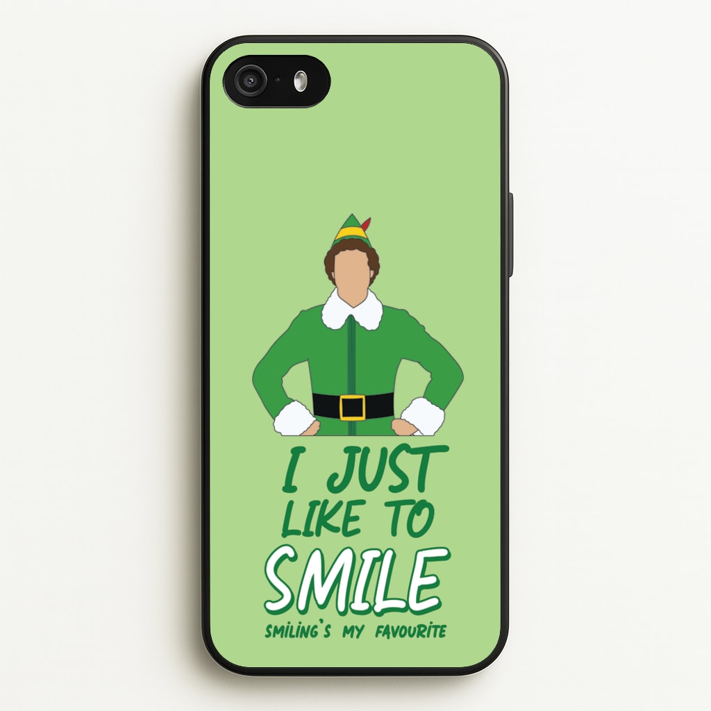 I Just Like To Smile - Elf Phone Case for iPhone 5 / 5s / SE 2016