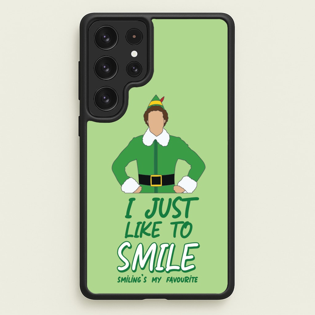 I Just Like To Smile - Elf Phone Case for Galaxy S22 Ultra
