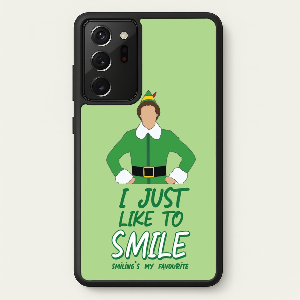 I Just Like To Smile - Elf Phone Case for Galaxy Note 20 Ultra