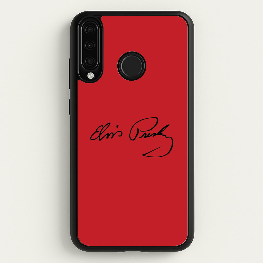 Signature - Elvis Phone Case for Huawei P30 Lite