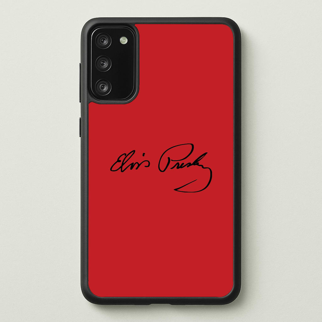 Signature - Elvis Phone Case for Galaxy A41