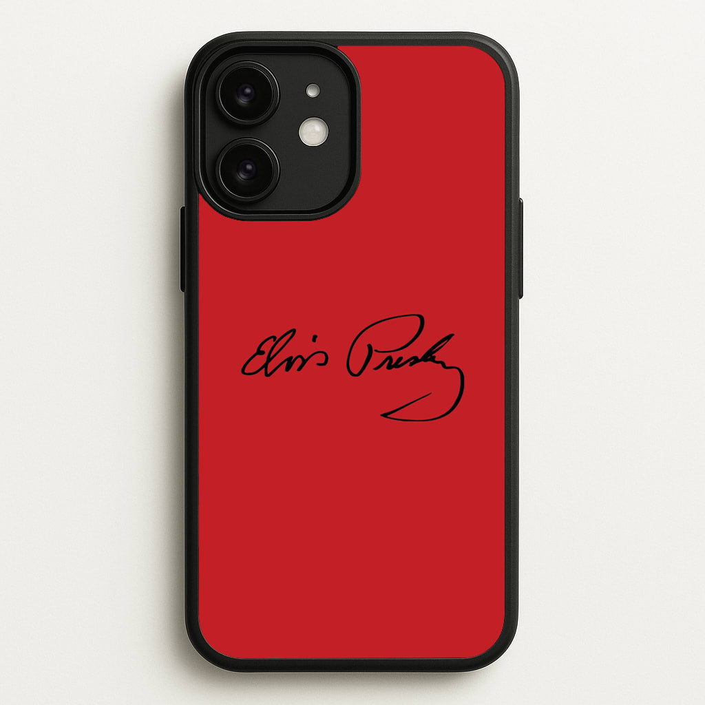 Signature - Elvis Phone Case for iPhone 11