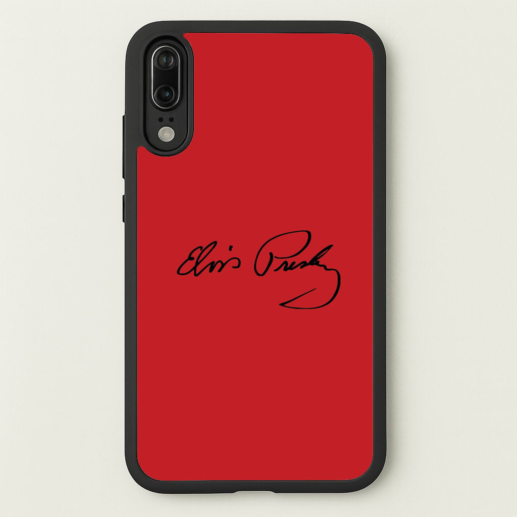 Signature - Elvis Phone Case for Huawei P20