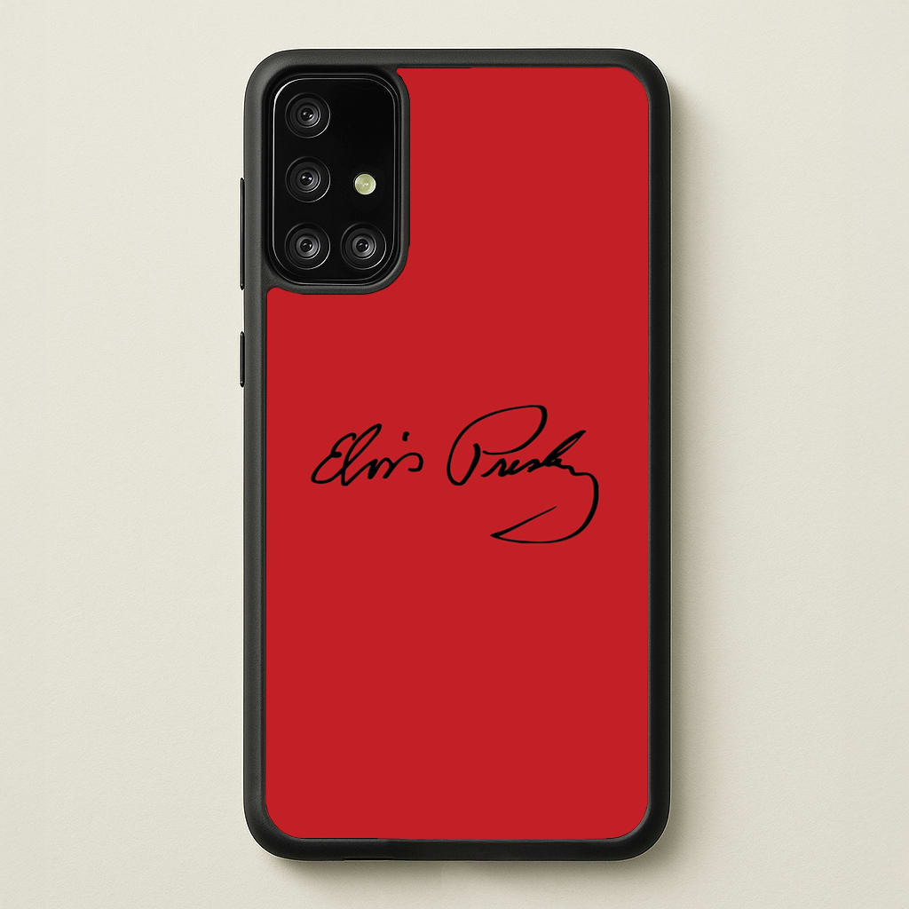 Signature - Elvis Phone Case for Galaxy A71