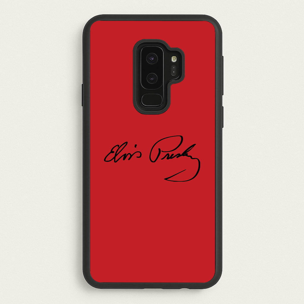 Signature - Elvis Phone Case for Galaxy S9 Plus