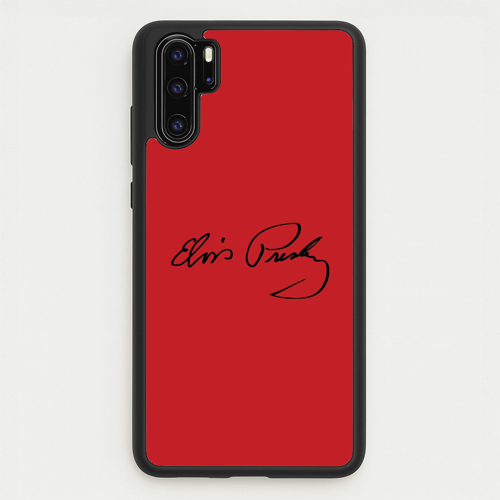 Signature - Elvis Phone Case for Huawei P30 Pro