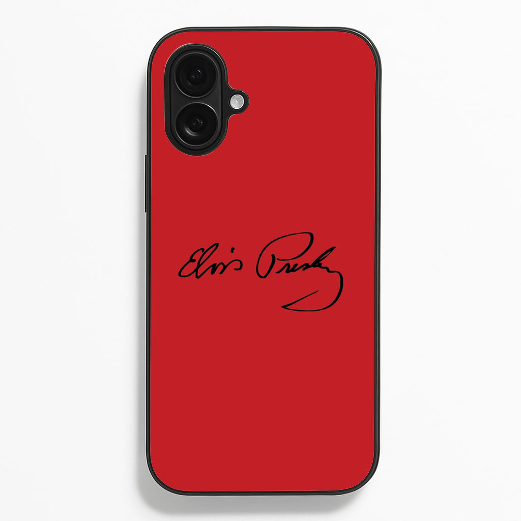Signature - Elvis Phone Case for iPhone 16 Plus