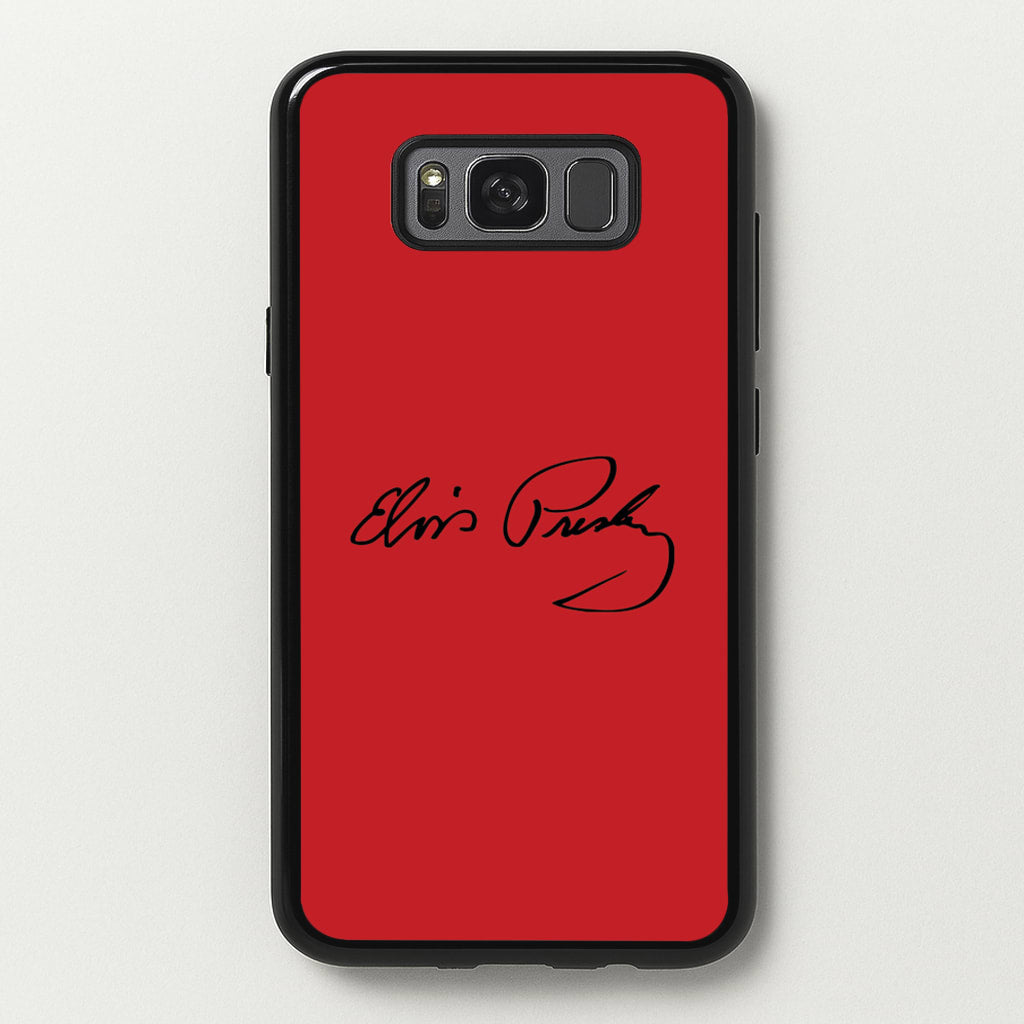 Signature - Elvis Phone Case for Galaxy S8 Plus