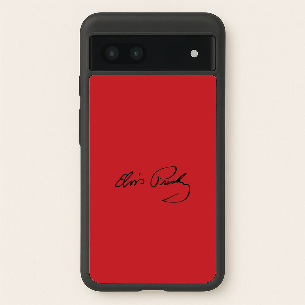 Signature - Elvis Phone Case for Google Pixel 7a