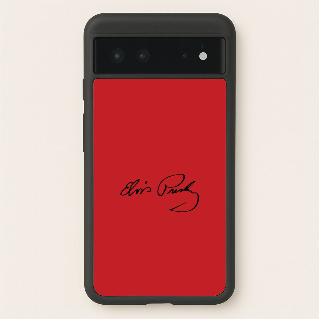 Signature - Elvis Phone Case for Google Pixel 6