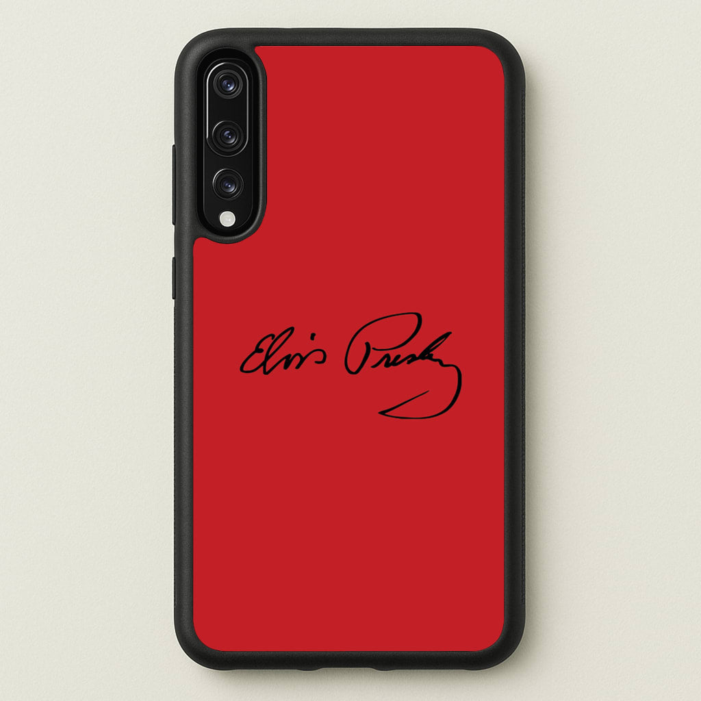 Signature - Elvis Phone Case for Huawei P20 Pro
