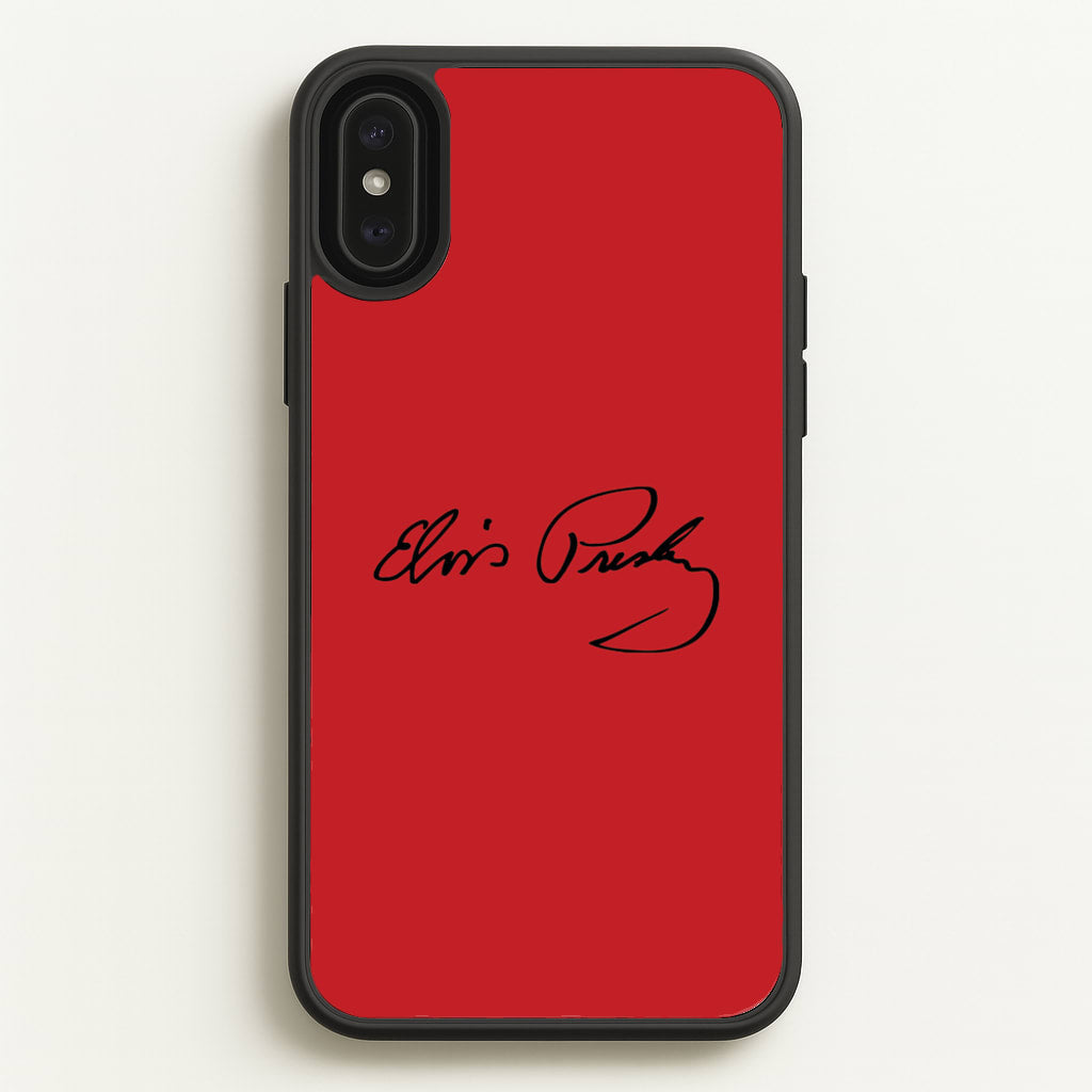 Signature - Elvis Phone Case for iPhone XS Max