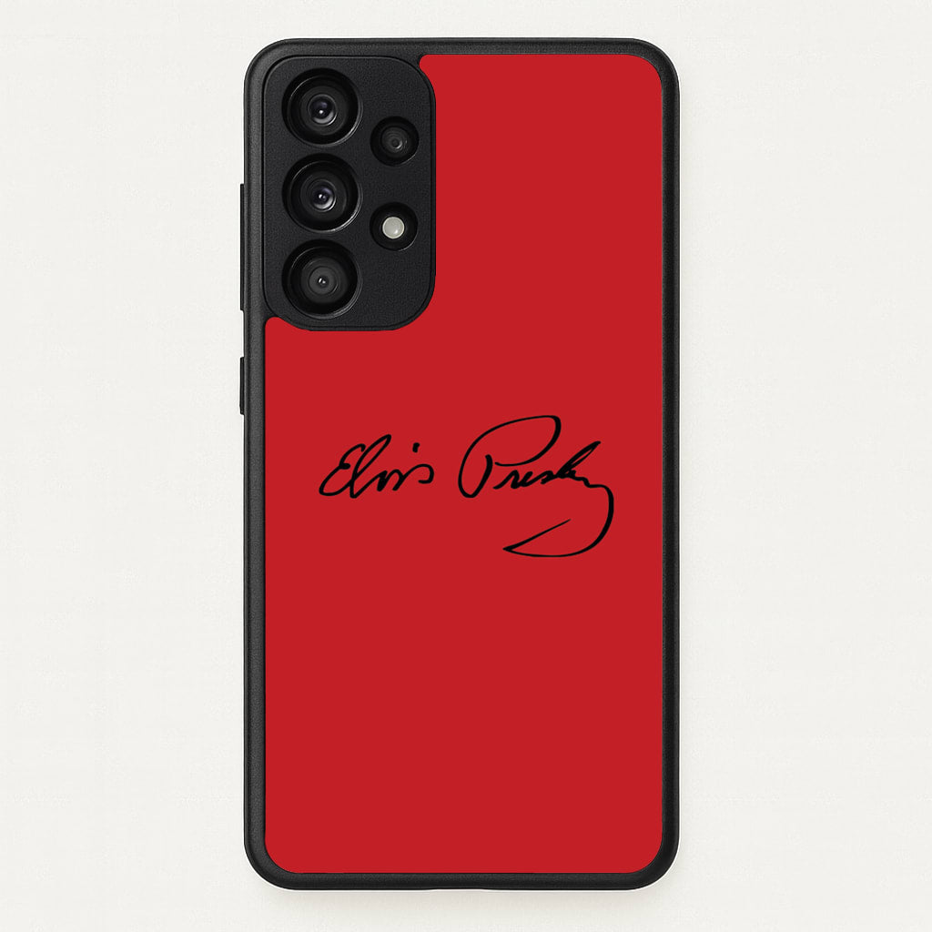 Signature - Elvis Phone Case for Galaxy A33