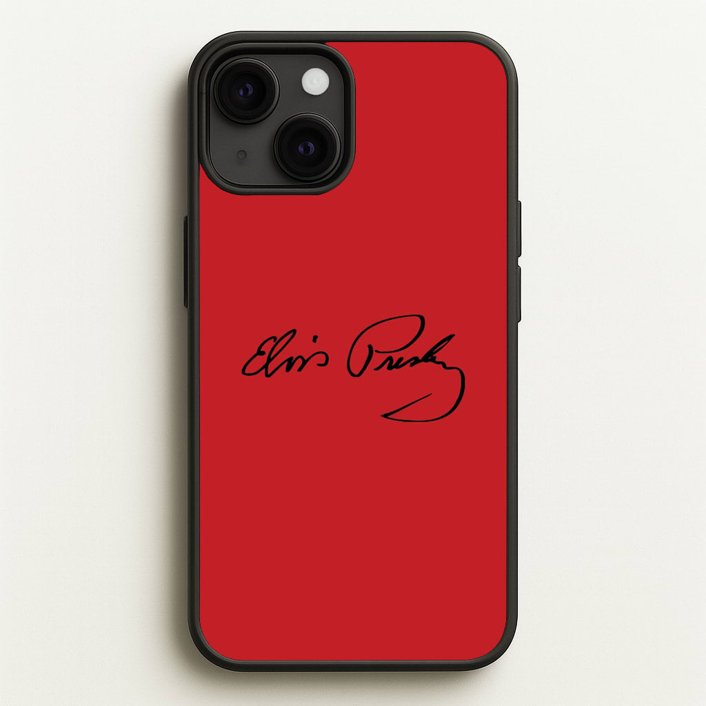 Signature - Elvis Phone Case for iPhone 13
