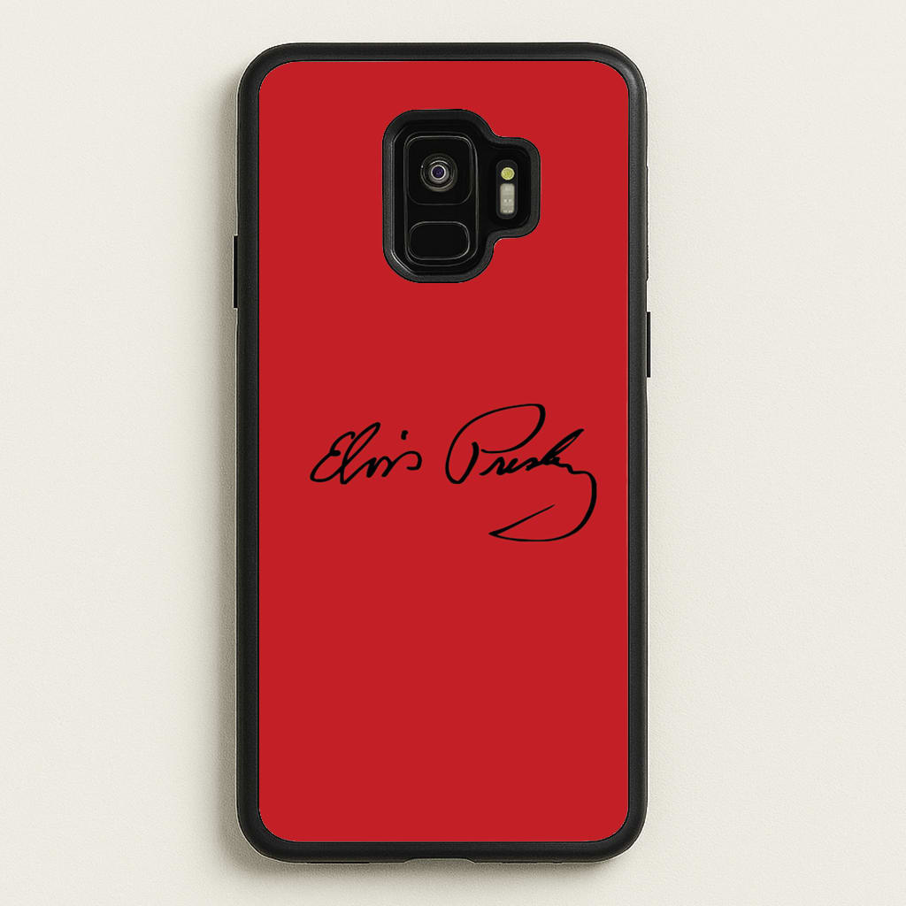 Signature - Elvis Phone Case for Galaxy S9