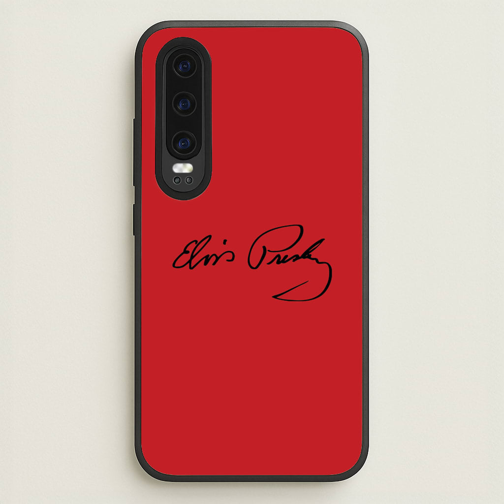 Signature - Elvis Phone Case for Huawei P30