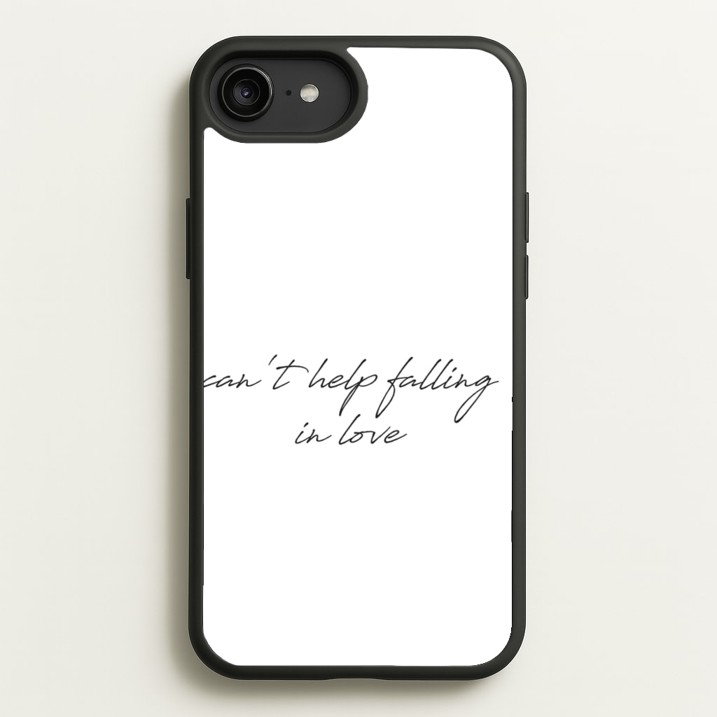 Can't Help Falling In Love - Elvis Phone Case for iPhone 6 Plus / 7 Plus / 8 Plus