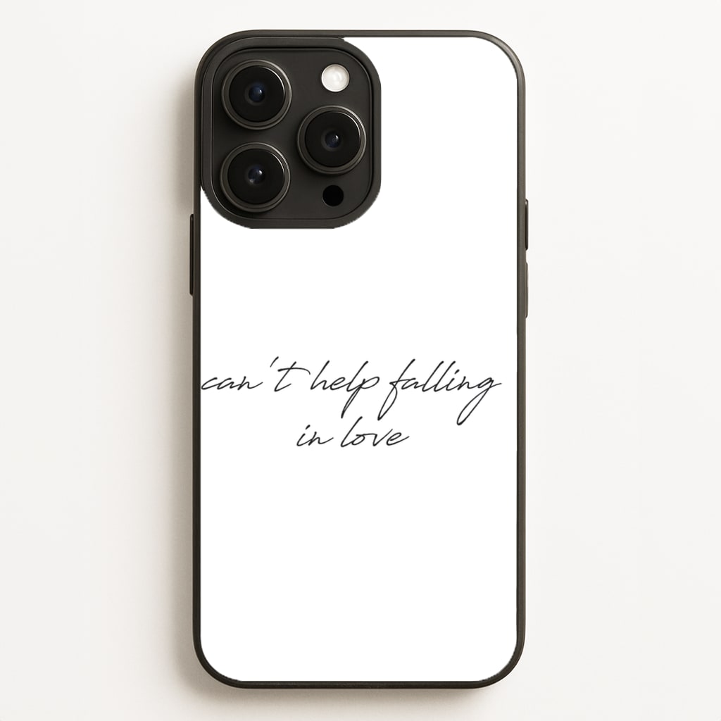 Can't Help Falling In Love - Elvis Phone Case for iPhone 12 Pro Max