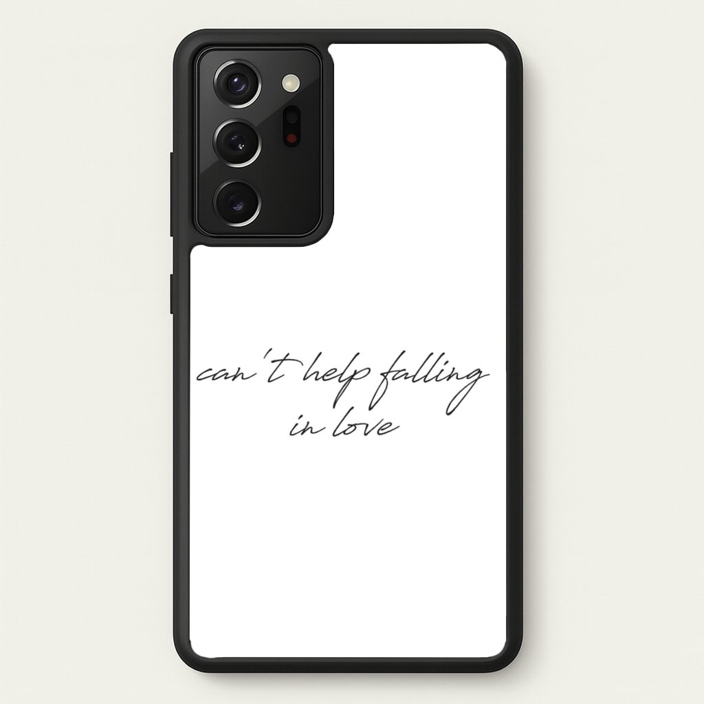 Can't Help Falling In Love - Elvis Phone Case for Galaxy Note 20 Ultra