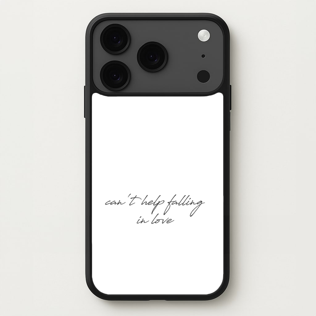 Can't Help Falling In Love Phone Case for iPhone 17 Pro