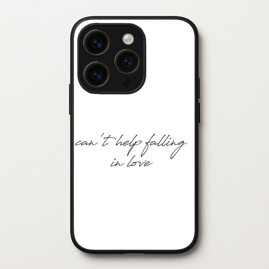 Can't Help Falling In Love - Elvis Phone Case for iPhone 15 Pro