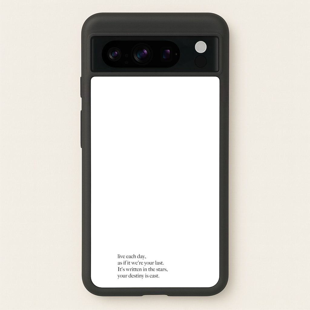 Live Each Day As If It We're Your Last - Elvis Phone Case for Google Pixel 8 Pro