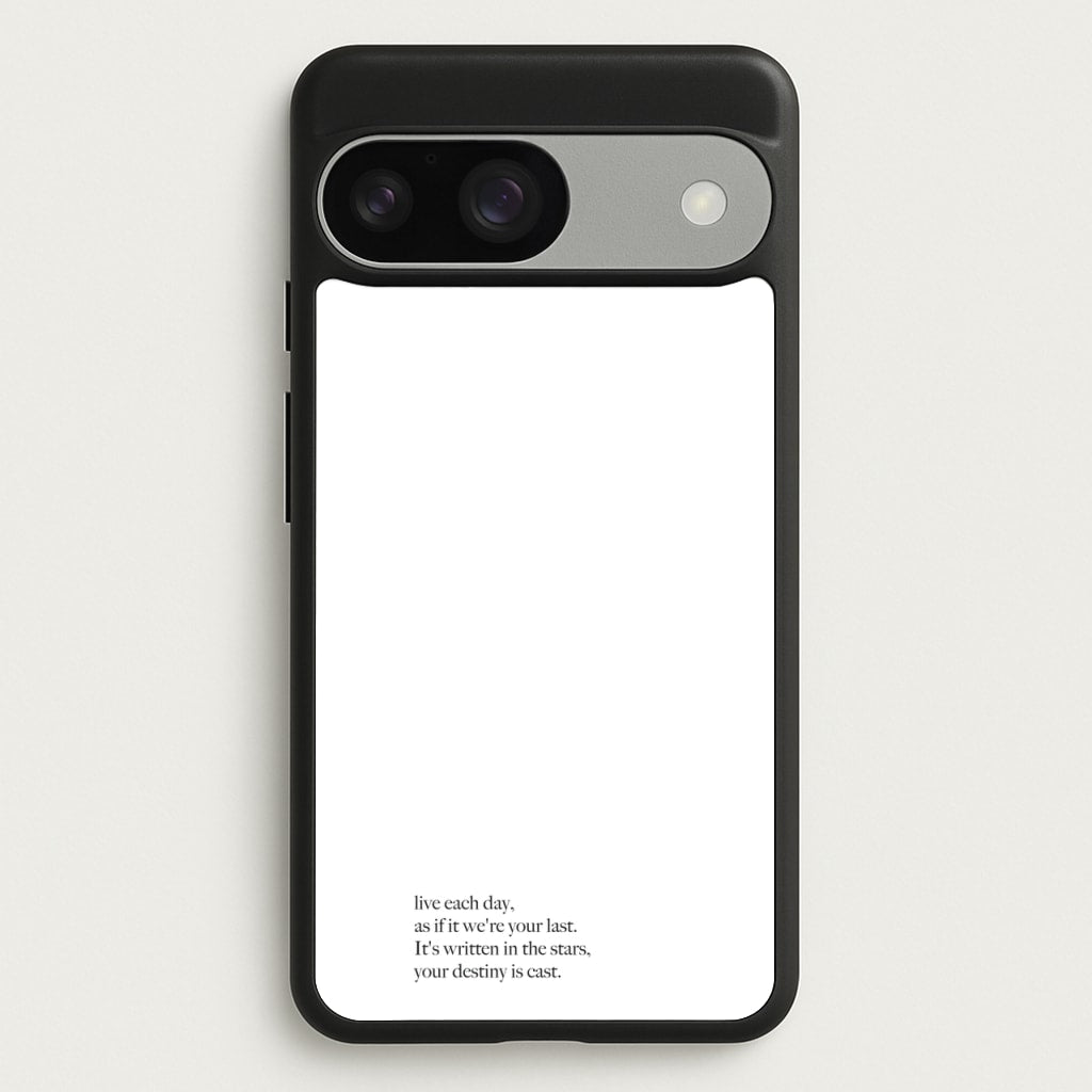 Live Each Day As If It We're Your Last - Elvis Phone Case for Google Pixel 9 / 9 Pro