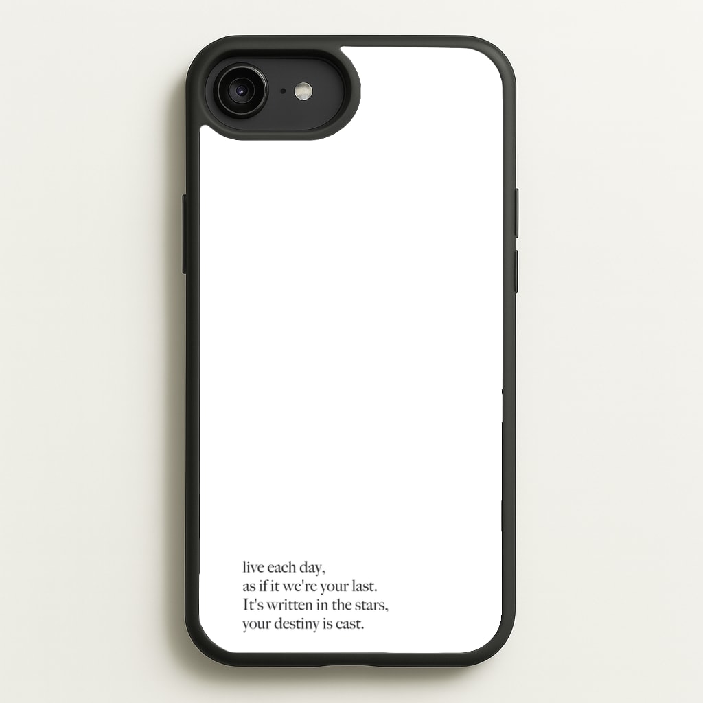 Live Each Day As If It We're Your Last - Elvis Phone Case for iPhone 6 Plus / 7 Plus / 8 Plus