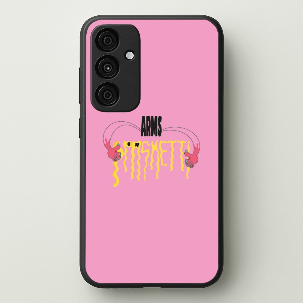 Arms Spaghetti - Pink - Eminem Phone Case for Galaxy A35