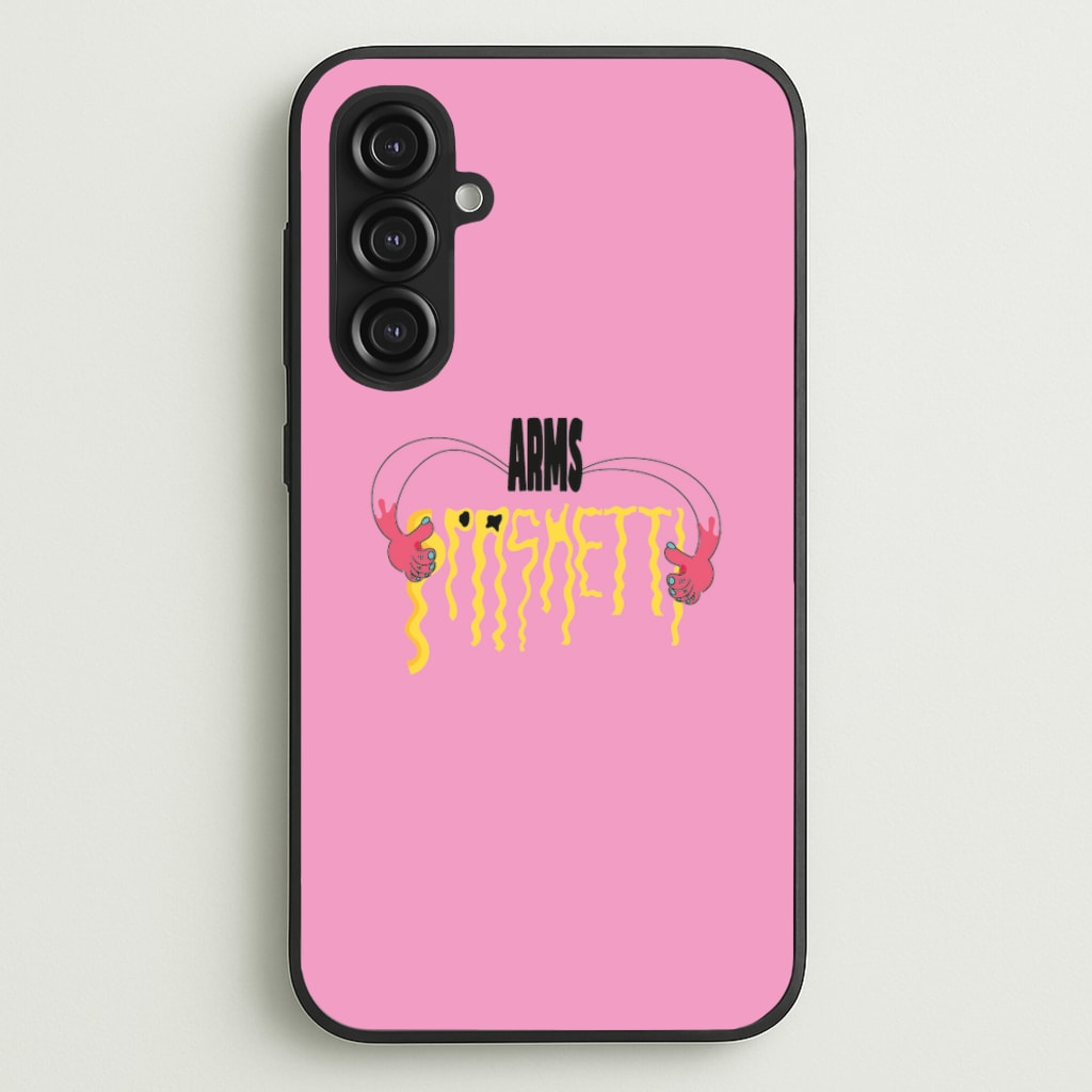 Arms Spaghetti - Pink - Eminem Phone Case for Galaxy S23FE