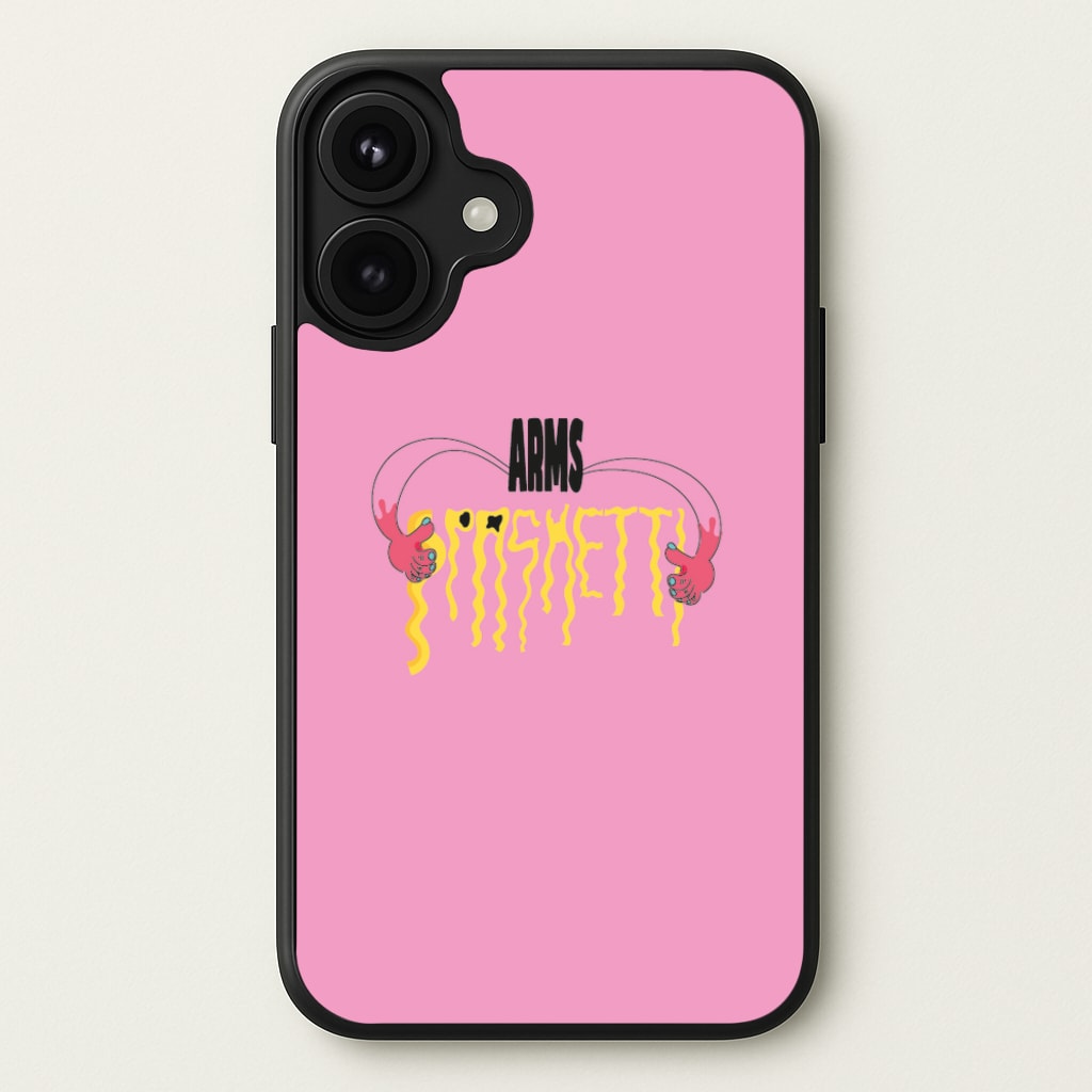 Arms Spaghetti - Pink Phone Case for iPhone 17
