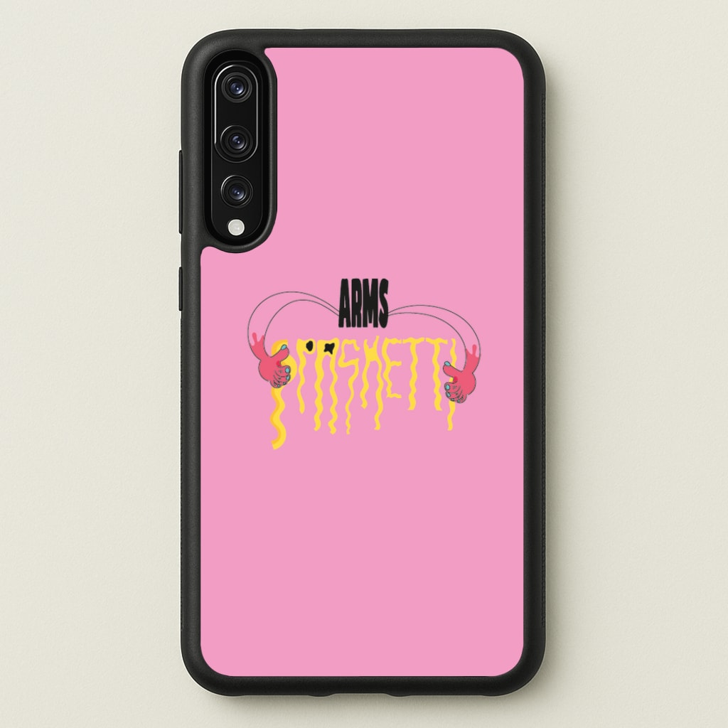 Arms Spaghetti - Pink - Eminem Phone Case for Huawei P20 Pro