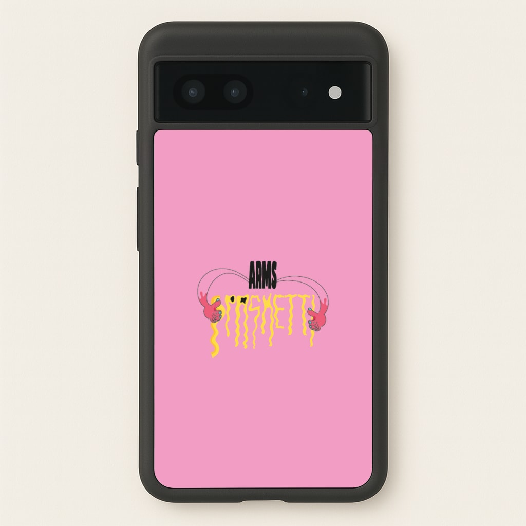 Arms Spaghetti - Pink - Eminem Phone Case for Google Pixel 7