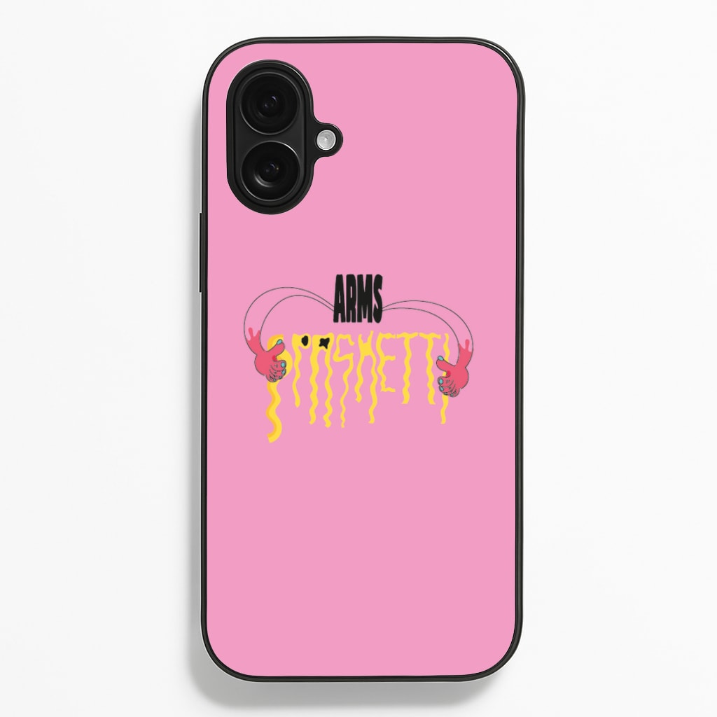 Arms Spaghetti - Pink - Eminem Phone Case for iPhone 16 Plus