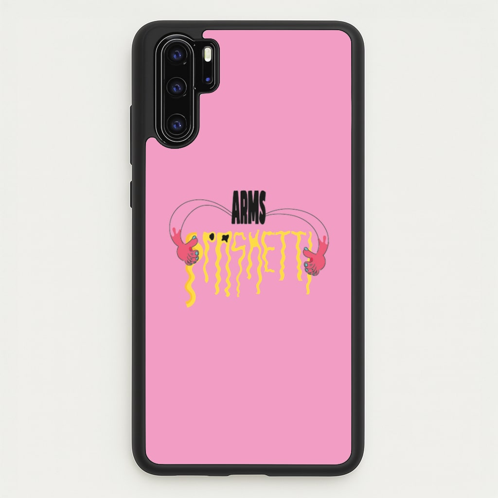 Arms Spaghetti - Pink - Eminem Phone Case for Huawei P30 Pro