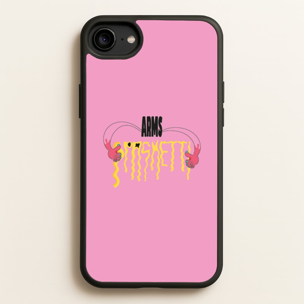 Arms Spaghetti - Pink - Eminem Phone Case for iPhone 6 / 7 / 8 / SE