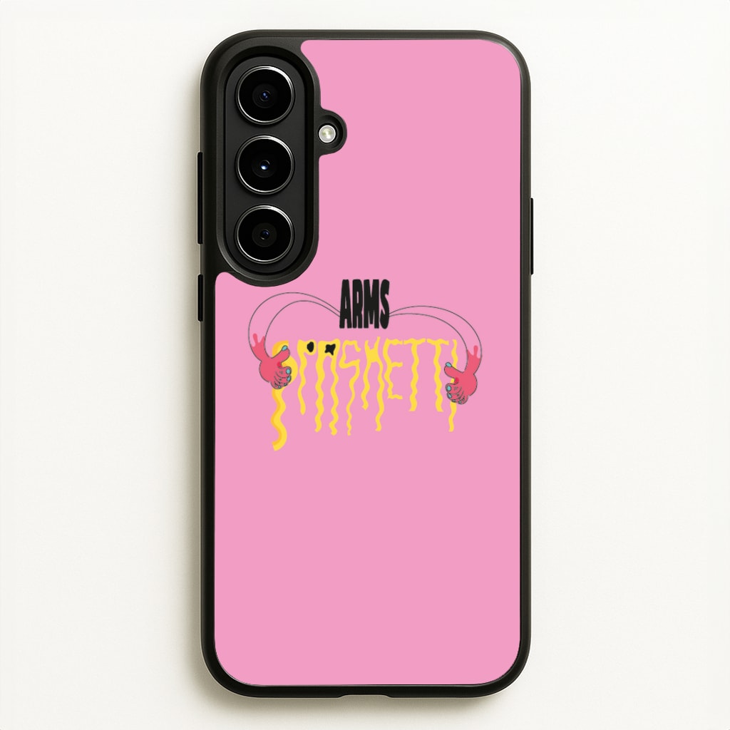 Arms Spaghetti - Pink - Eminem Phone Case for Galaxy A56
