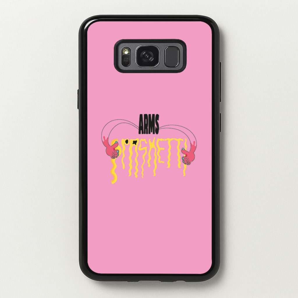 Arms Spaghetti - Pink - Eminem Phone Case for Galaxy S8 Plus