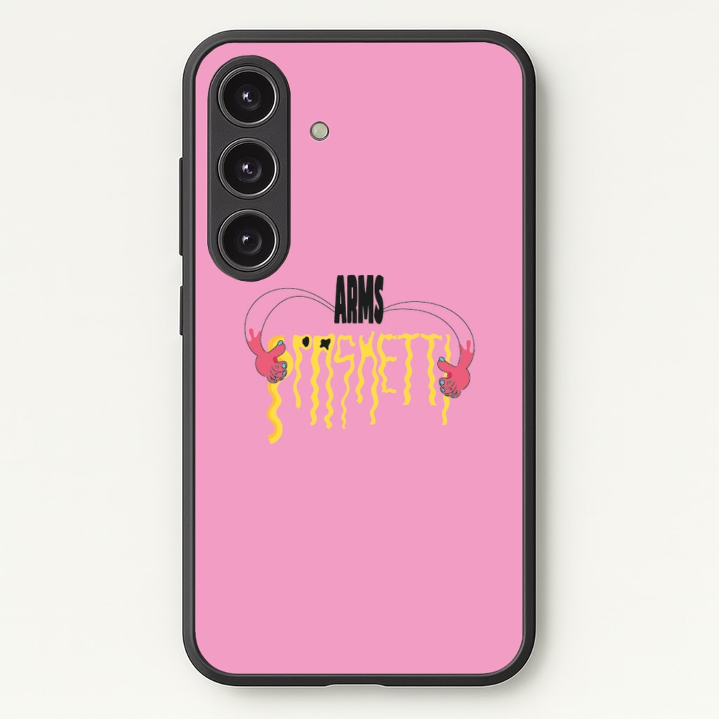 Arms Spaghetti - Pink - Eminem Phone Case for Galaxy S25